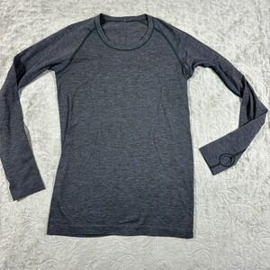 Lululemon Swiftly Long Sleeve Top Size 10 Thumbholes Running Training Outdoors